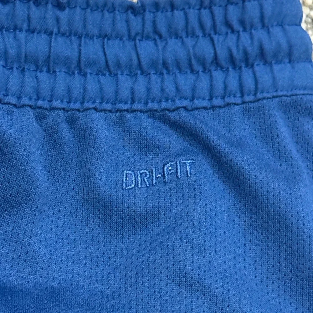 VTG Nike Silver Tag 00s Dri-FIT Running Shorts Blue Athletic Gym Workout Mens L‎